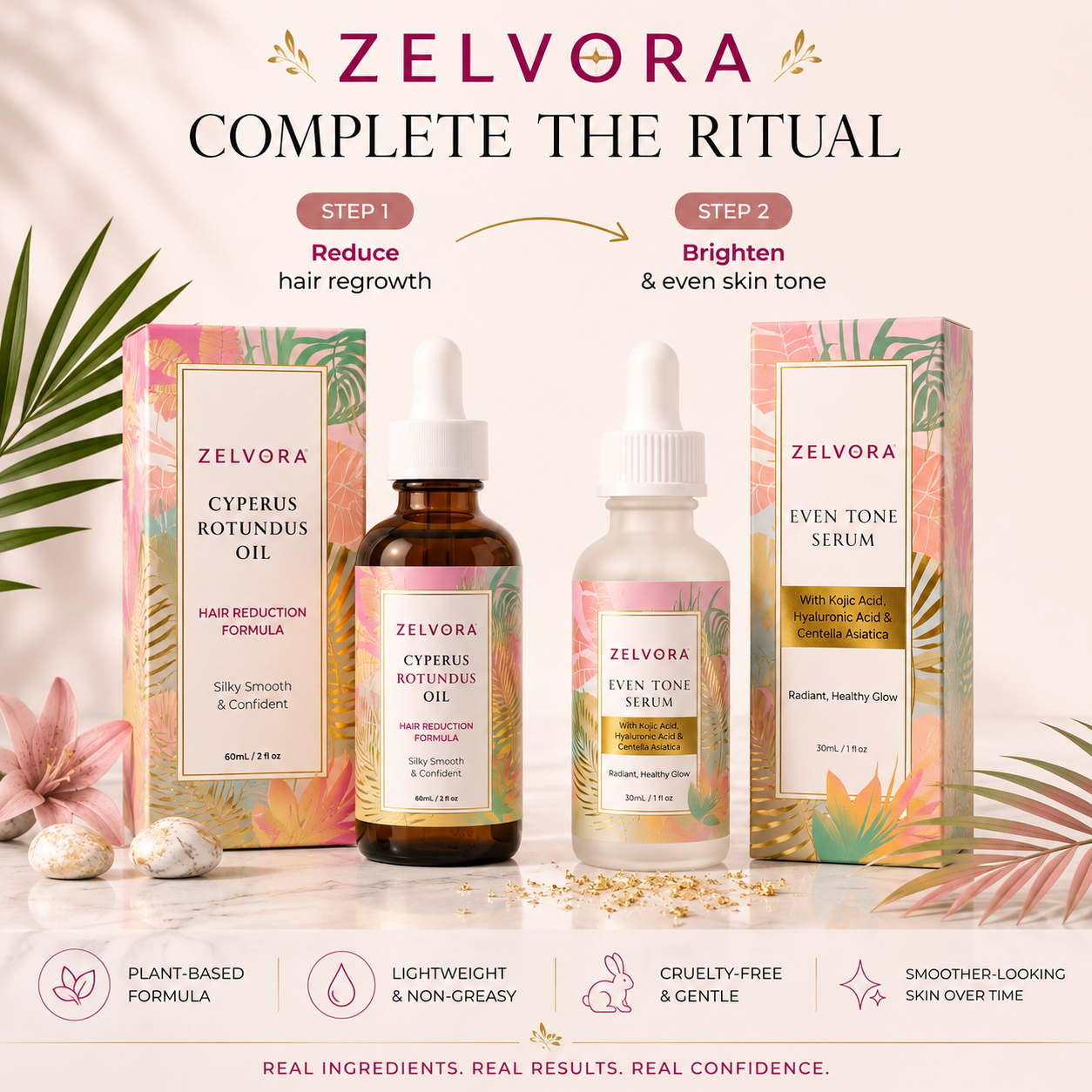 ZELVORA™ Even Tone Brightening Serum